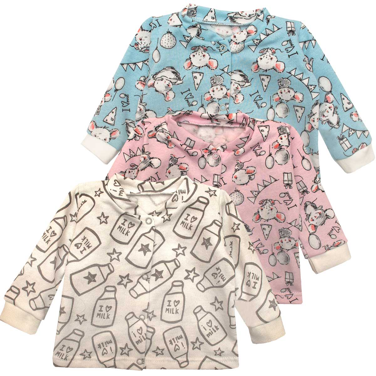 Кофточка из футера ЛяЛяМода РФ-1828